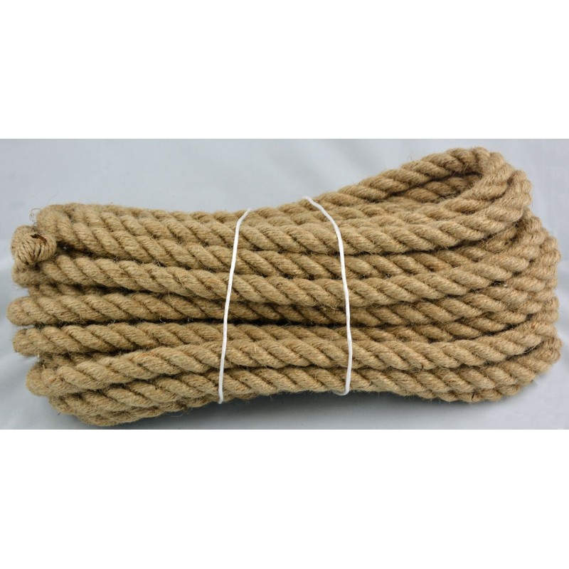 Corde en jute 10 mm, 200 m - Matériel d'enrichissement