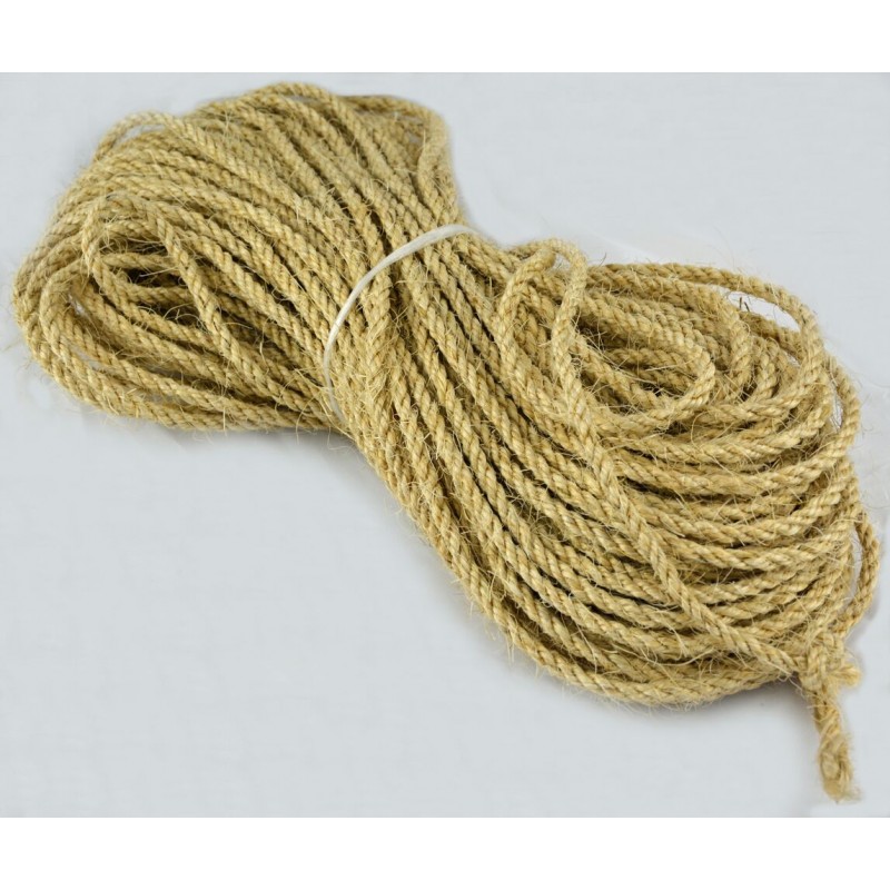 Corde de sisal 6 mm naturel - ILEYCOM