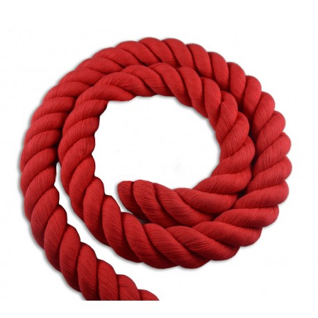 corde de coton rouge 40mm
