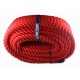 Corde de coton rouge 30mm