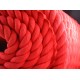 Corde de coton rouge 30mm