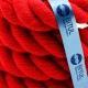 Corde de coton rouge 30mm