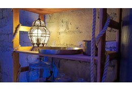 Corde de jute comme décoration dans les parcs d'attractions